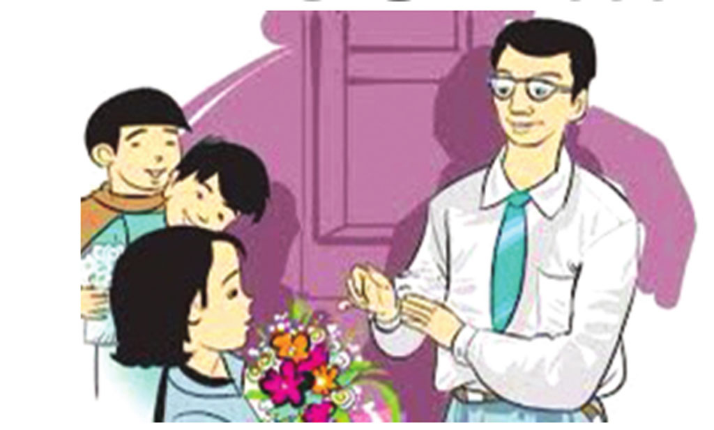 Xin lỗi con... Ảnh: Internet
