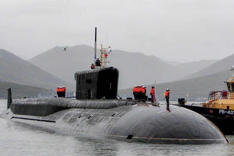 Tàu ngầm K-550 Alexander Nevsky thuộc lớp Borey (Project 955A); Nguồn: wikipedia