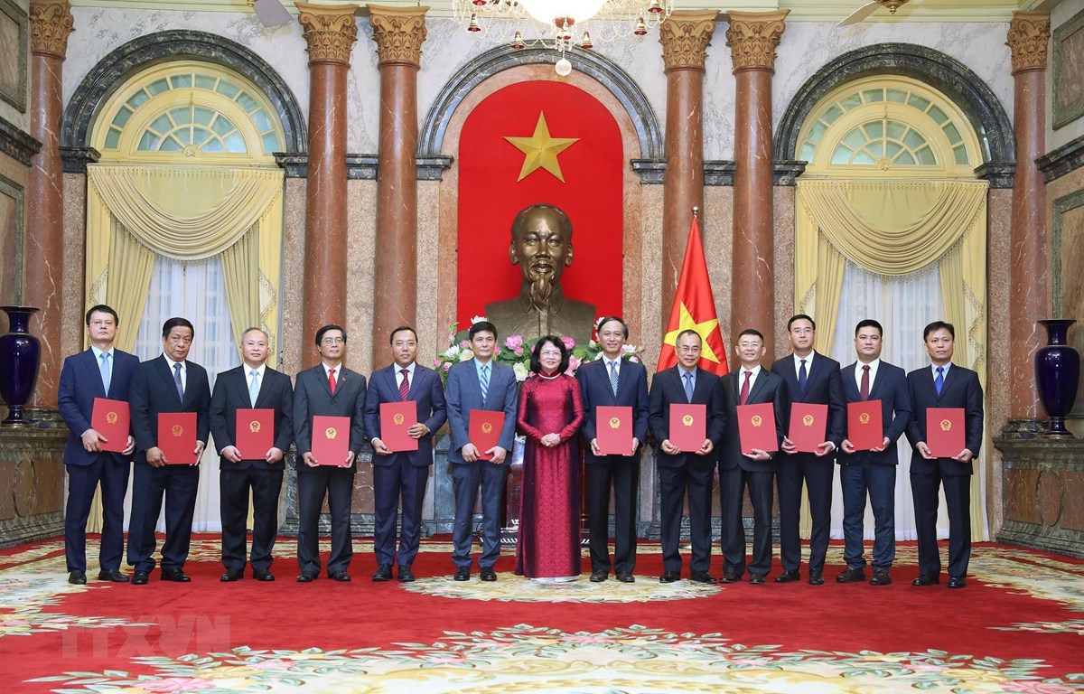 Phó Chủ tịch nước trao quyết định bổ nhiệm 12 đại sứ nhiệm kỳ 2020-23