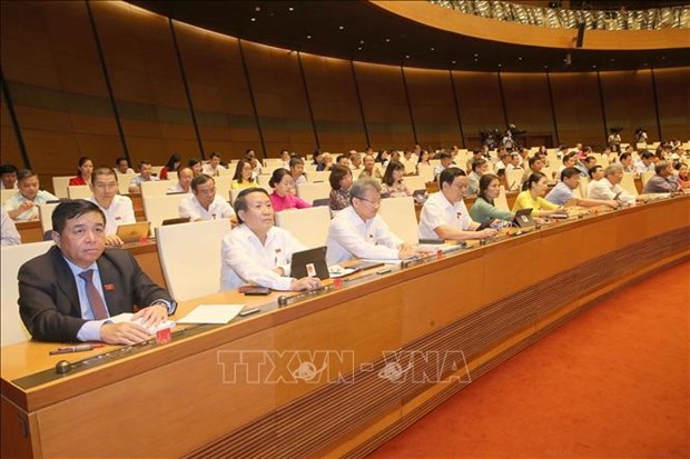 Vietnam a gateway to ASEAN for EU: Italian news site Vietnamese lawmakers pass the resolutions ratifying the EVIPA (Photo: VNA)
