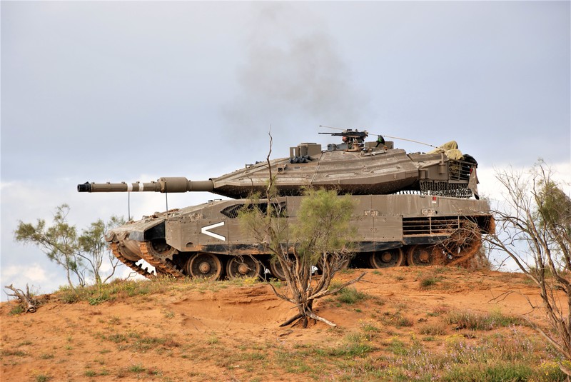 Xe tăng Merkava Mk.4 (Israel) - một trong những xe tăng chiến đấu chủ lực tốt nhất thế giới; Nguồn: wikimedia
