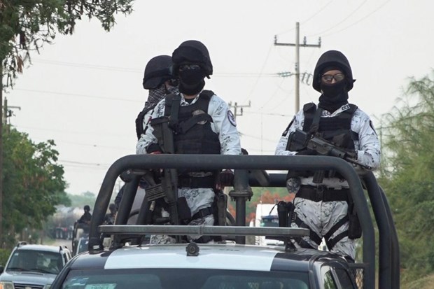 Lực lượng Vệ binh Quốc gia Mexico tuần tra. (Nguồn: Reuters)
