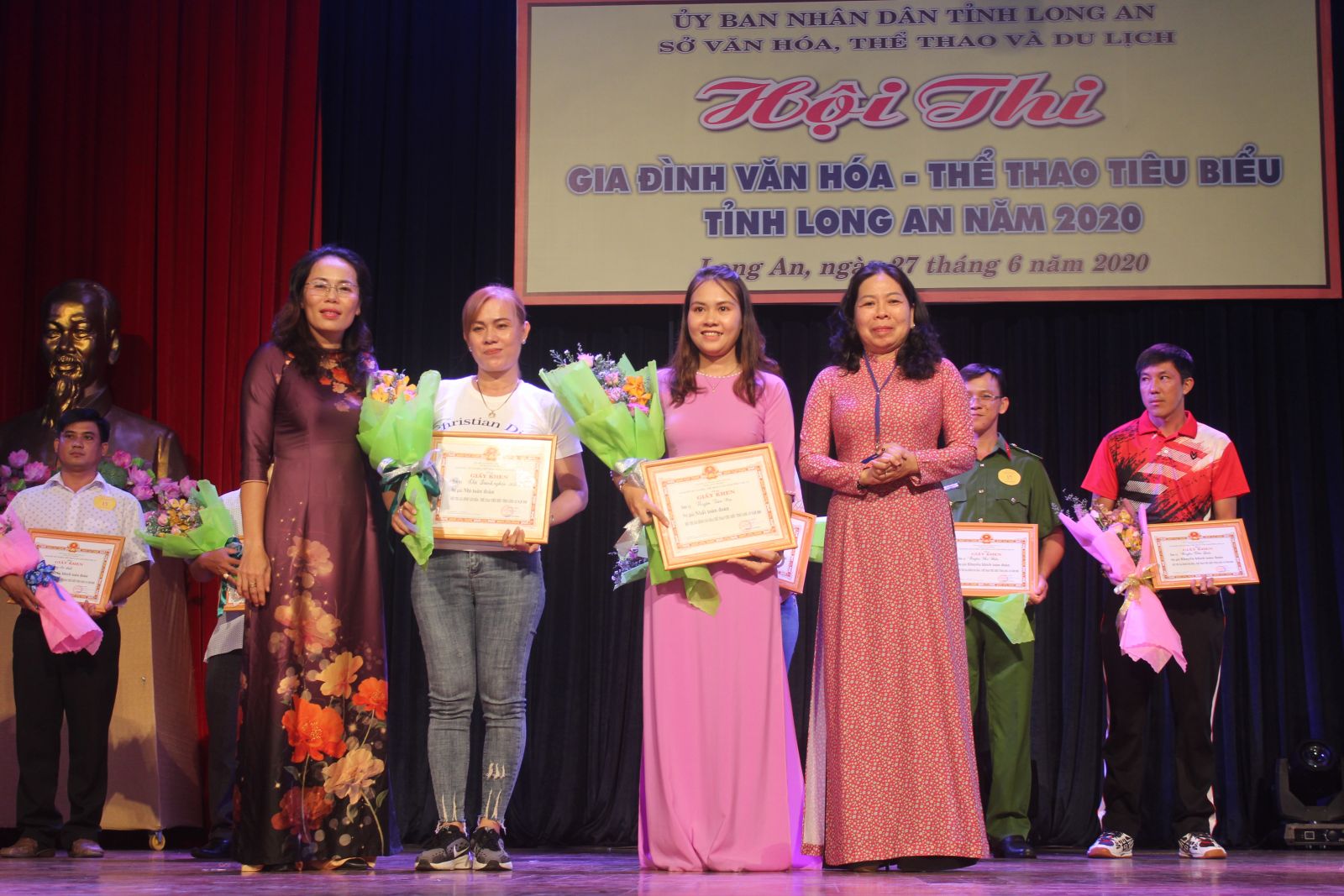Hội thi Gia đình Văn hóa - Thể thao tiêu biểu Long An: Tân Trụ đoạt giải Nhất toàn đoàn