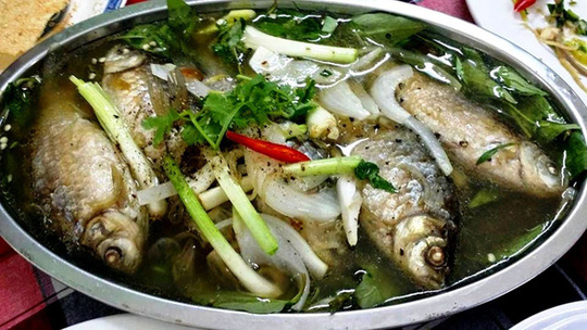 Cá diếc om sả ớt, thuốc bắc