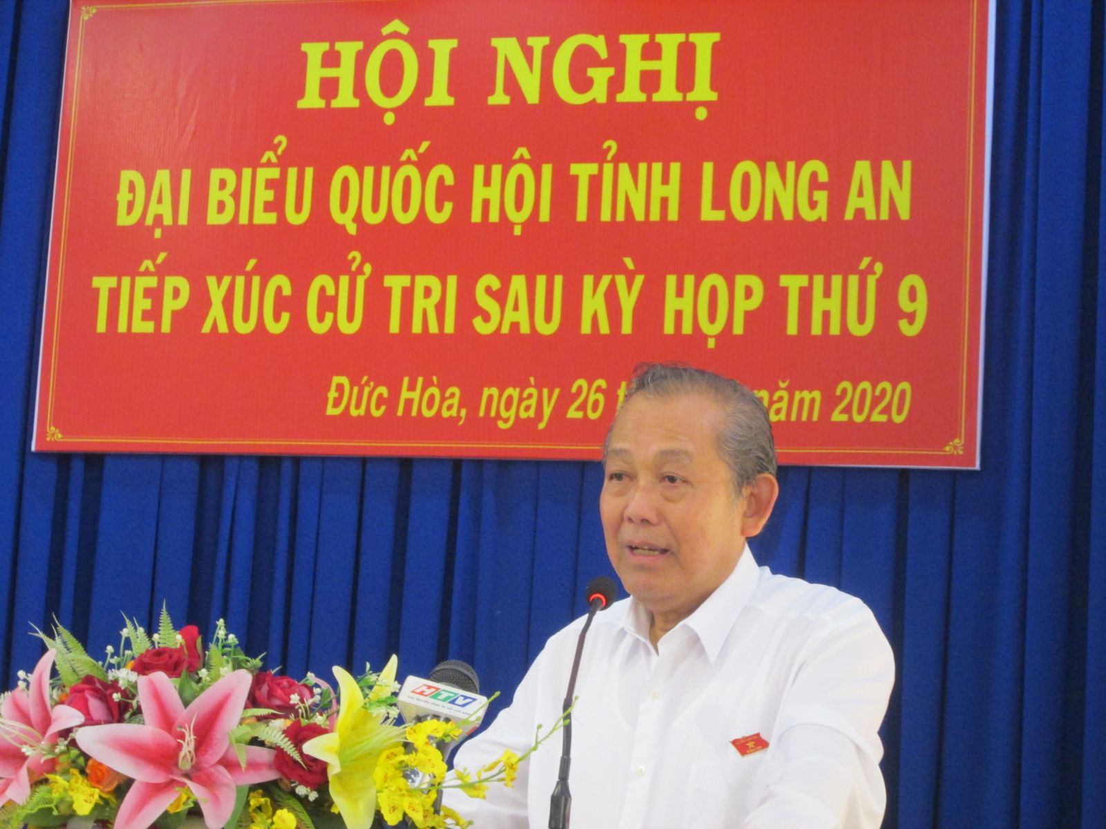 Standing Deputy Prime Minister - Truong Hoa Binh meets voters