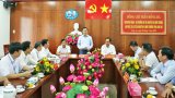 Bộ trưởng Bộ TN&MT - Trần Hồng Hà làm việc tại Sở TN&MT Long An