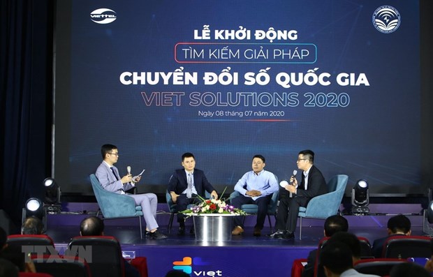 Contest launched to seek digital transformation solutions At the launching ceremony of the contest (Photo: VNA)