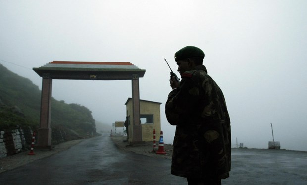 Binh sỹ Ấn Độ tại khu vực biên giới với Trung Quốc. (Ảnh: AFP/Getty)