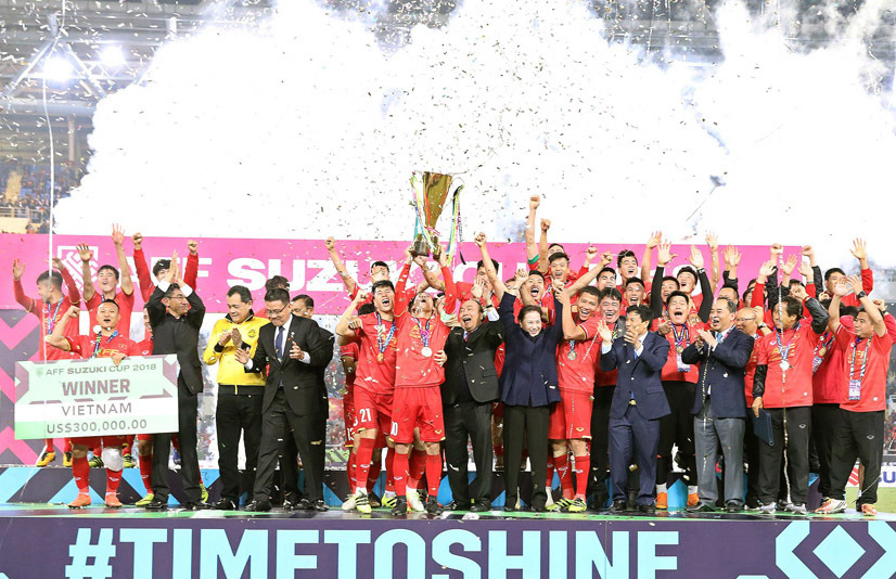 Tuyển Việt Nam đang là ĐKVĐ AFF Cup