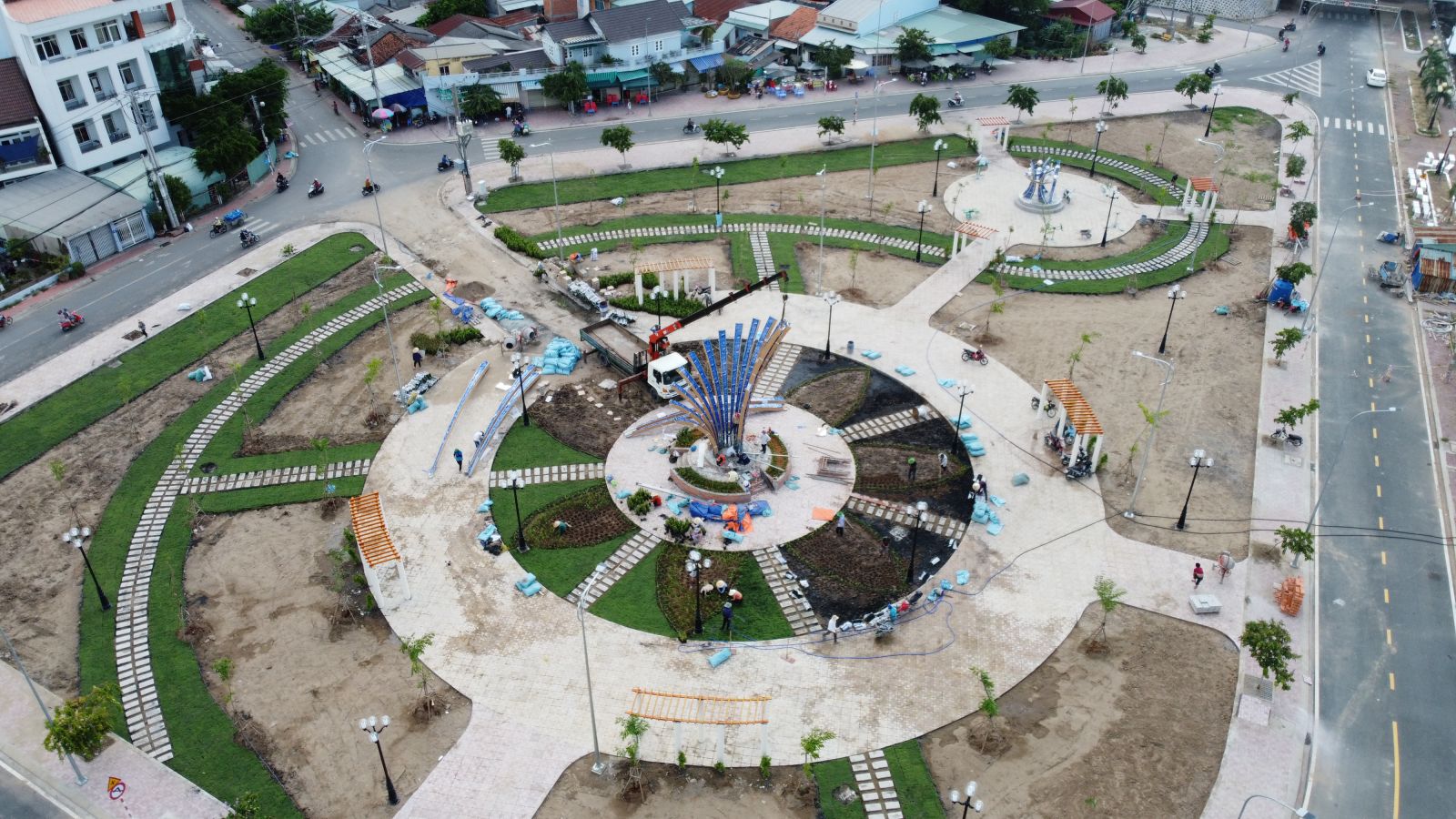 Tan An City: Criteria of grade-I city strived to basically meet by 2025 One of 3 key projects in the new term is to complete the Park of Ward 2 for phase 2