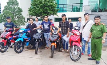 Đức Huệ: Ngăn chặn việc đưa xe môtô trộm cắp được qua Campuchia tiêu thụ