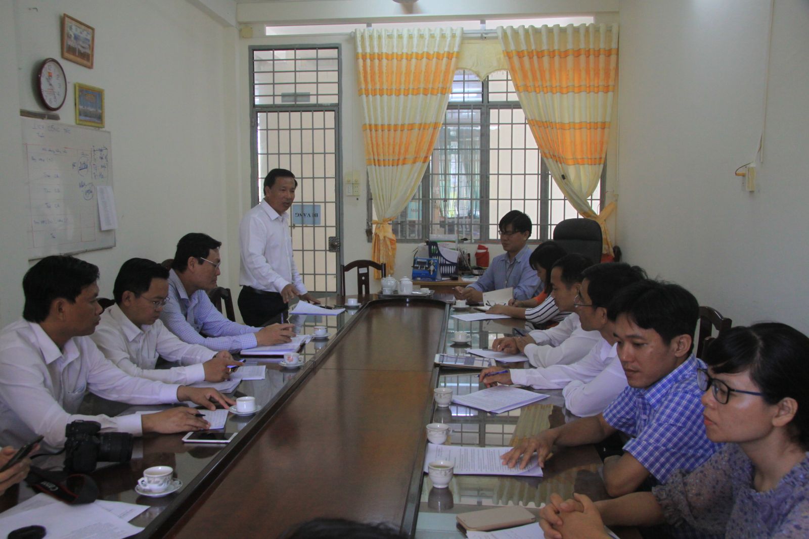 Phó Chủ tịch UBND tỉnh, Trưởng ban Tổ chức kỳ thi tốt nghiệp THPT năm 2020 tỉnh - Nguyễn Văn Út kiểm tra các điểm thi