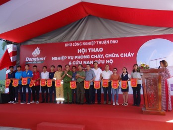 Khu Công nghiệp Thuận Đạo: Xây dựng môi trường an toàn về an ninh, trật tự