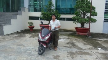 Một người dân viết thư cảm ơn Công an huyện Đức Huệ