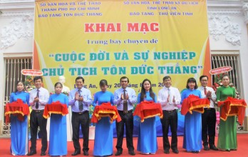 Opening exhibition commemorating birthday of President Ton Duc Thang