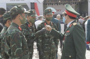 Vietnamese team makes impression at opening of Army Games 2020