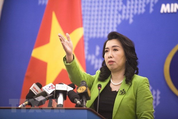 China’s military exercises in Hoang Sa violate Vietnam’s sovereignty Foreign Ministry spokesperson Le Thi Thu Hang (Photo: VNA)