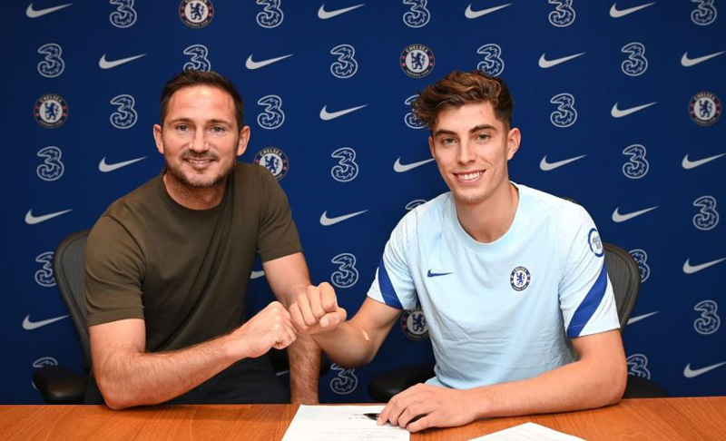 Kai Havertz ký hợp đồng 5 năm với Chelsea