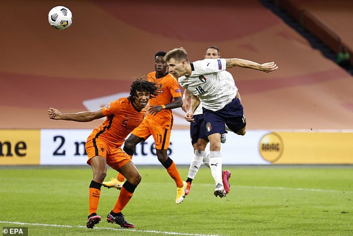 UEFA Nations League: Tân binh MU bất lực nhìn Hà Lan thất thủ 0-1 trước Italia trên sân nhà
