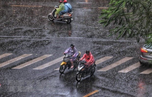 Heavy rains forecast nationwide Illustrative image (Photo: VNA)