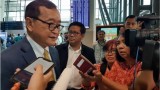 Chủ tịch đảng đối lập Sam Rainsy tuyên bố sẽ quay trở lại Campuchia