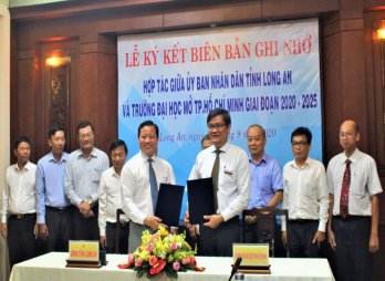 Long An and Ho Chi Minh City Open University cooperate in scientific research and training for period 2020-2025