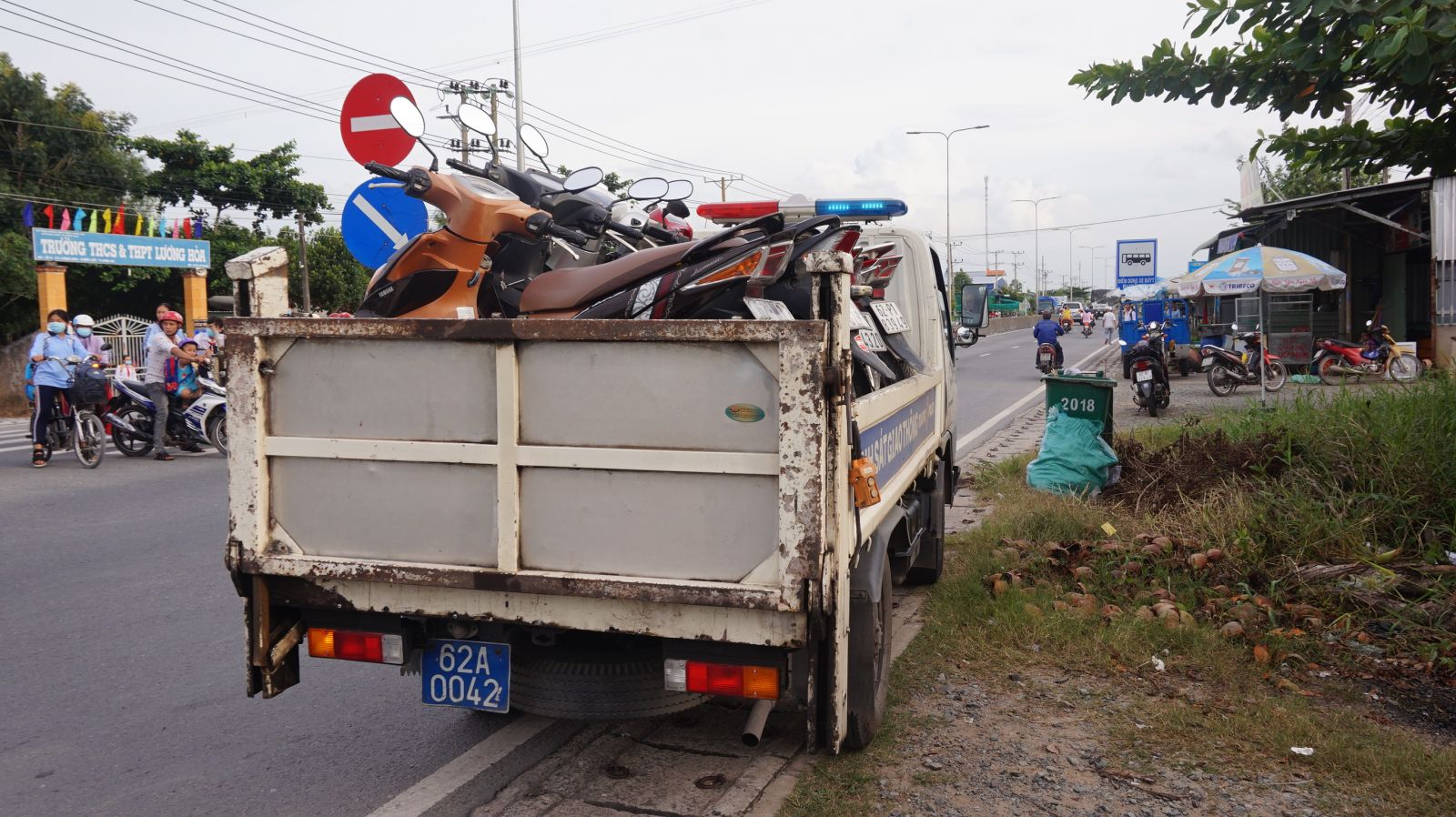 Cảnh sát giao thông tăng cường tuần tra xử lý vi phạm về trật tự, an toàn giao thông