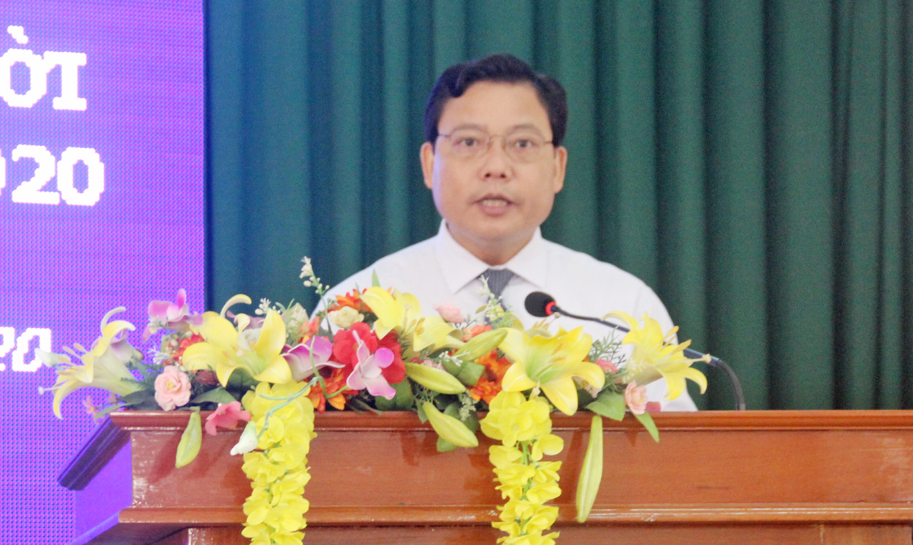 Phó Chủ tịch UBND tỉnh – Phạm Tấn Hòa phát biểu tại buổi lễ