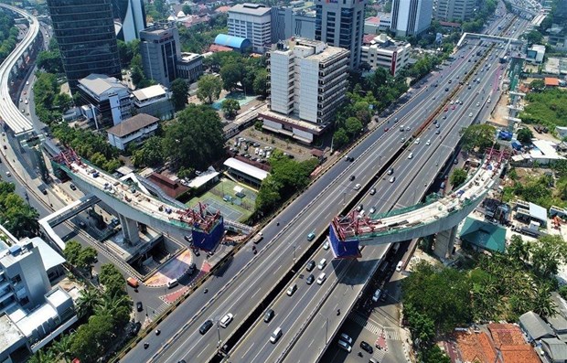 Một góc của thủ đô Jakarta, Indonesia nhìn từ trên cao. (Nguồn: The Jakarta Post)