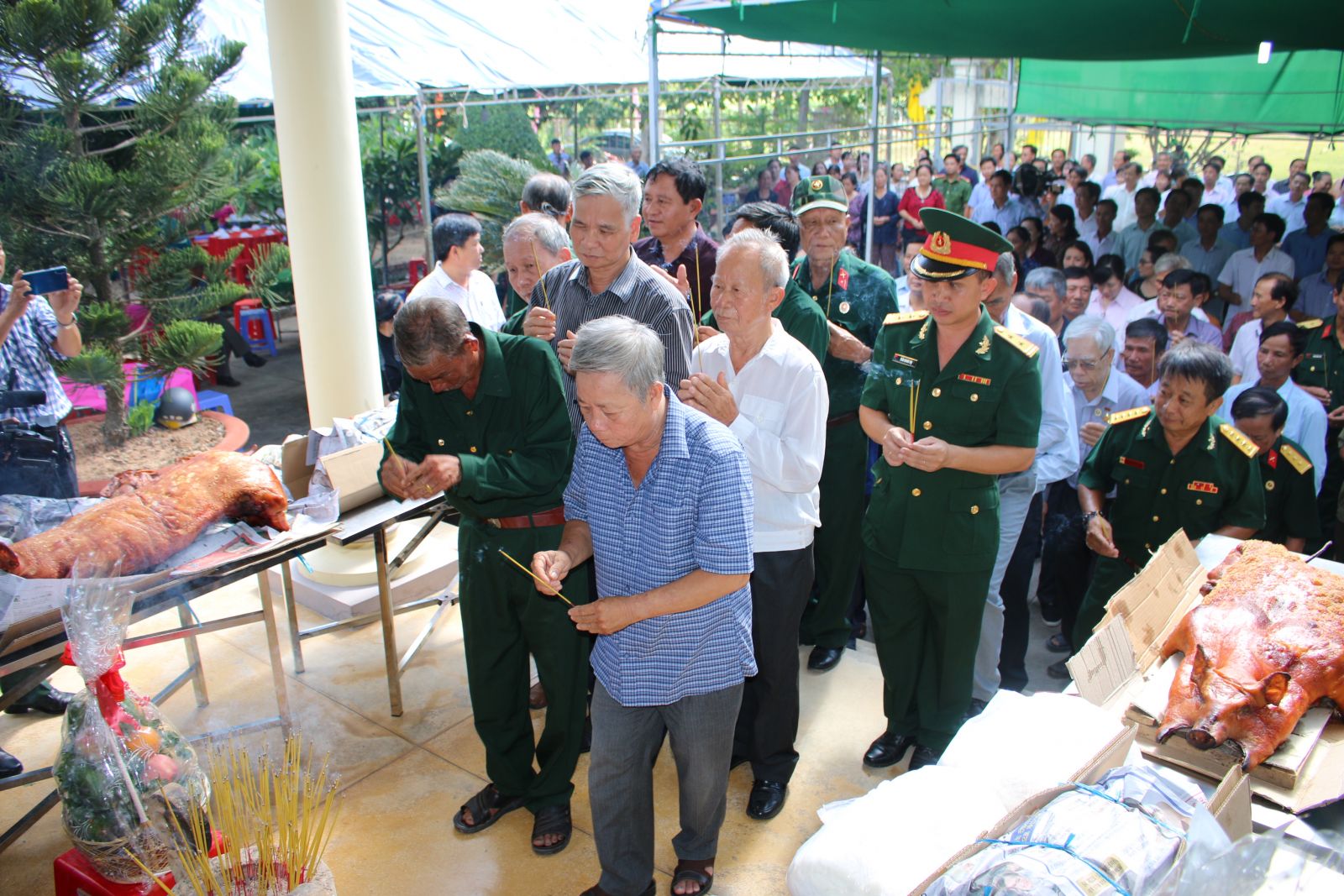 Hàng năm, cứ vào ngày 19-5 cấp ủy, chính quyền, bộ đội biên phòng, cựu chiến binh và người dân về đây tưởng nhớ Bác Hồ và giỗ liệt sĩ