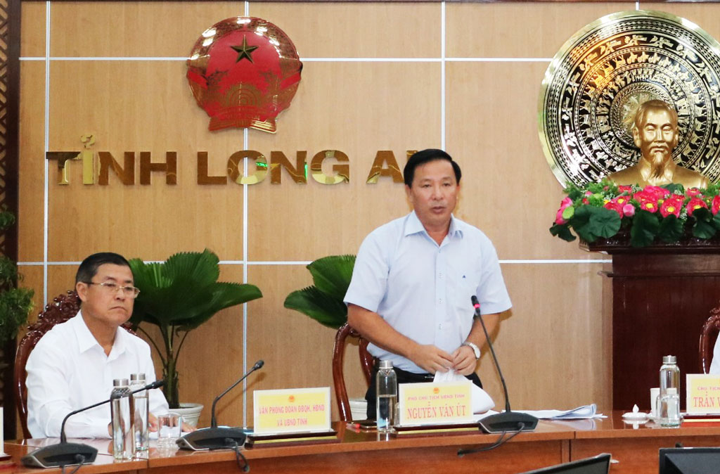 Vice Chairman of the Provincial People's Committee - Nguyen Van Ut proposes to correct outstanding issues and creates open conditions to attract investment