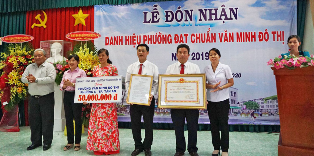 Phường 6 đạt chuẩn văn minh đô thị