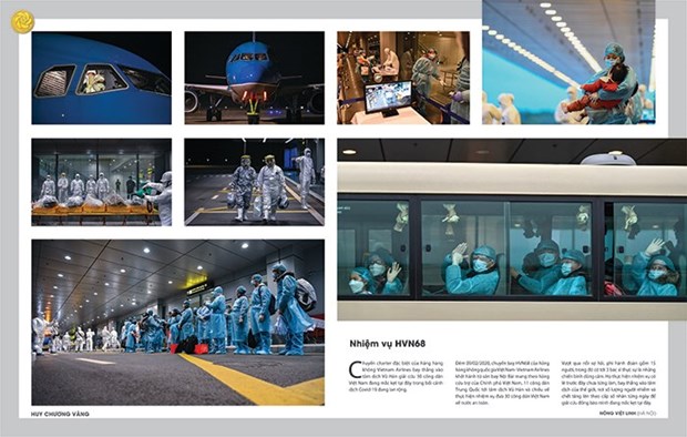 A photo collection of Nong Viet Linh from Hanoi wins gold at the contest (Photo: VNA)