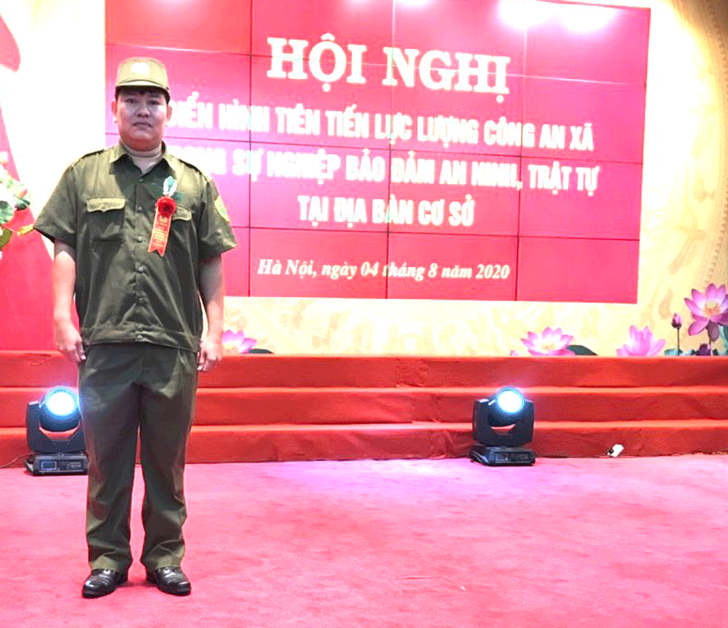 Anh Nguyễn Đoàn Bảo Ninh tiêu biểu trong phong trào quần chúng tham gia bảo vệ an ninh Tổ quốc