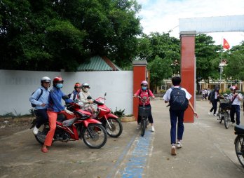 Hiệu quả từ mô hình Cổng trường an toàn giao thông
