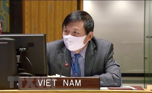 Vietnam hopes for soon resumption of Israel-Palestine talks Ambassador Dang Dinh Quy, head of the Vietnamese Mission to the UN (Photo: VNA)