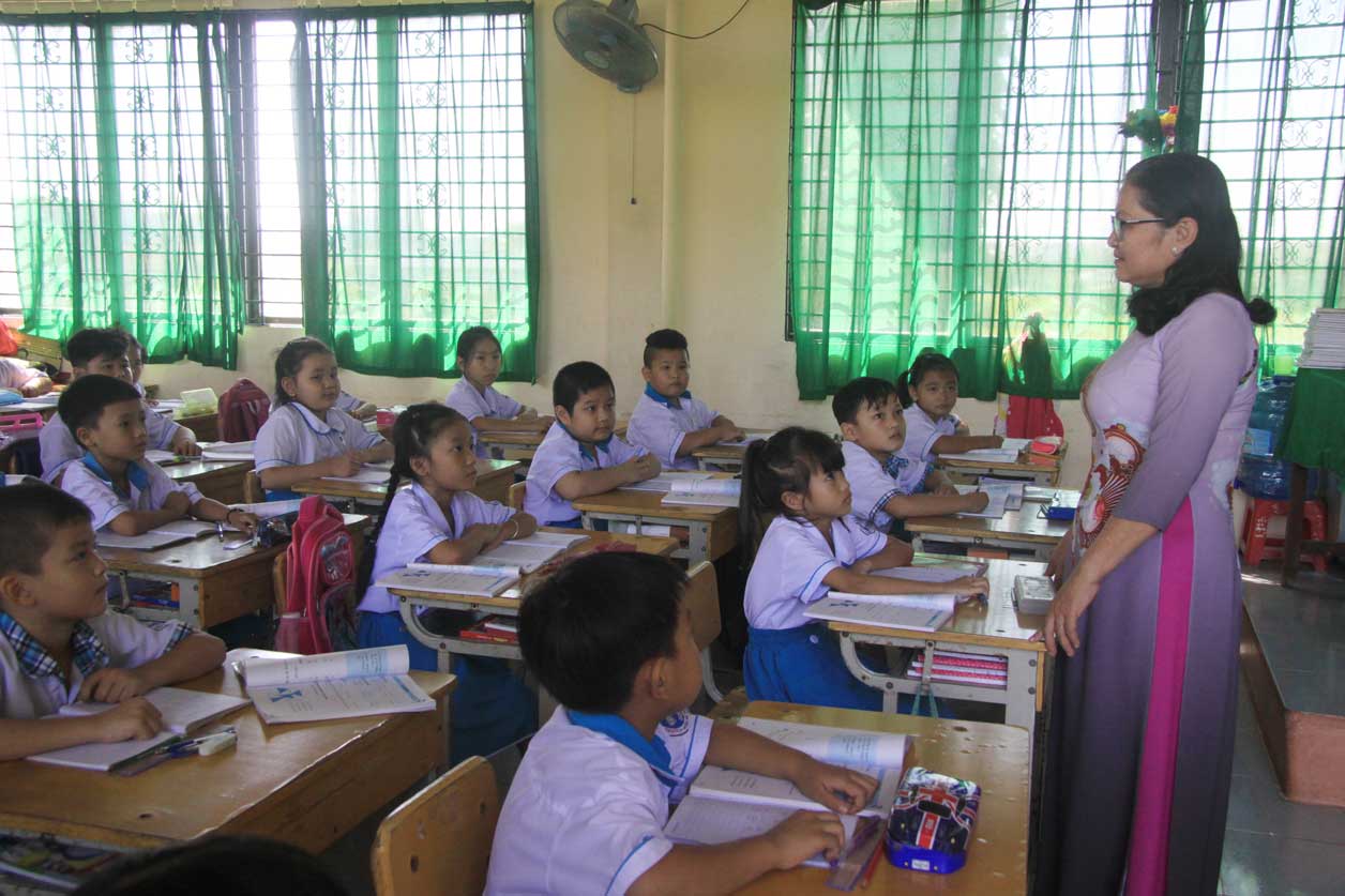 Học sinh lớp cô Nguyễn Thị Bạch Tuyết năng động, tự tin