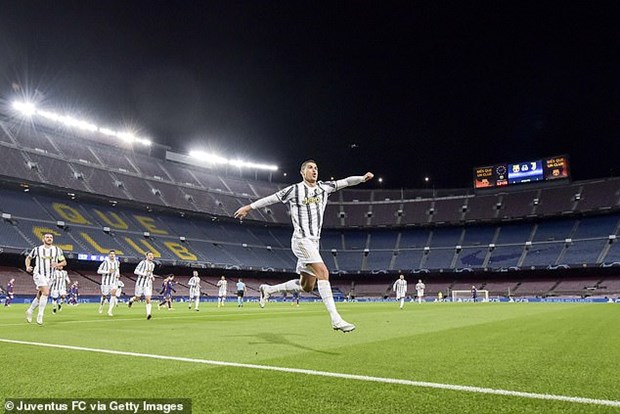 Ronaldo giúp Juventus đánh bại Barcelona. (Nguồn: Getty Images)