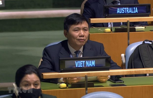 30th meeting of state parties to 1982 UNCLOS wraps up Ambassador Dang Dinh Quy, head of the Vietnamese mission to the UN (Photo: VNA)