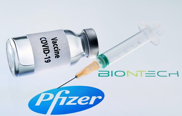 Vắcxin ngừa Covid-19 của Pfizer/BioNtech. (Ảnh: AFP/TTXVN)