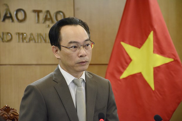 Thứ trưởng Hoàng Minh Sơn phát biểu chỉ đạo tại Hội nghị. (Ảnh: PV)