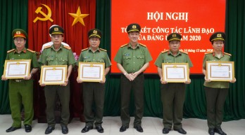 5 tổ chức cơ sở đảng thuộc Đảng ủy Công an Long An đạt trong sạch vững mạnh, tiêu biểu