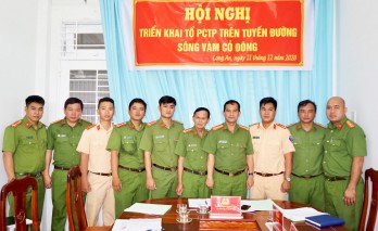 Thành lập lực lượng phòng, chống tội phạm trên tuyến đường sông Vàm Cỏ Đông