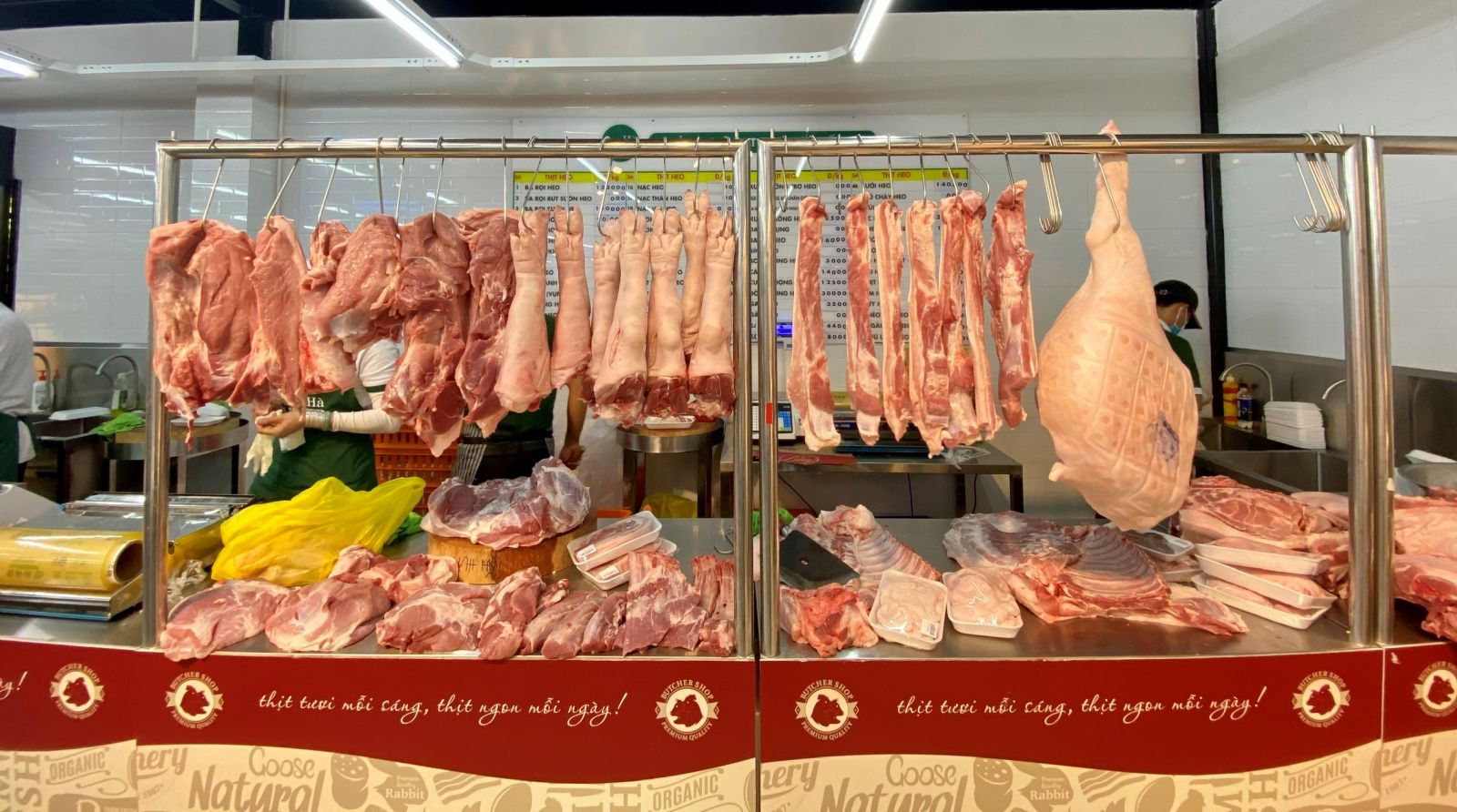 Variety of foods at the store