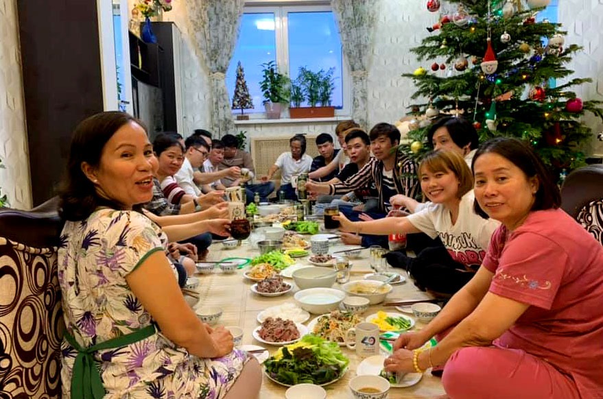 Giáng sinh mùa Covid-19 của cô gái Việt ở Nga