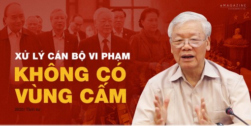 Xử lý cán bộ vi phạm không có vùng cấm, kể cả Ủy viên Bộ Chính trị