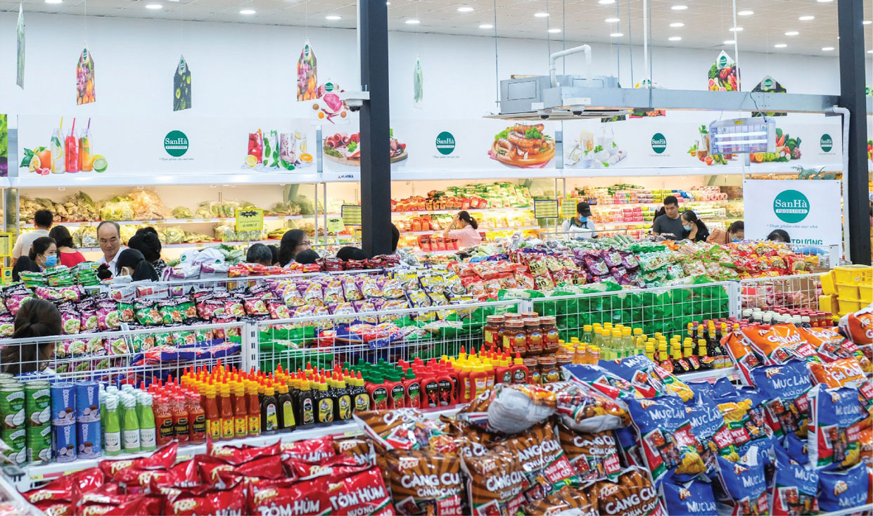 SanHà Foodstore cam kết cung ứng đầy đủ các mặt hàng thiết yếu cho người tiêu dùng dịp tết