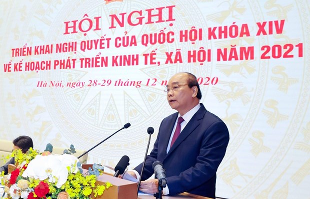 2020 –most successful year over past five years: PM Prime Minister Nguyen Xuan Phuc speaks at the conference (Source: VNA)