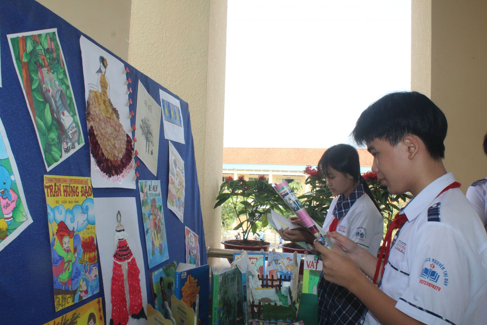 Góc thư giãn tại Trường THCS Nguyễn Thị Bảy