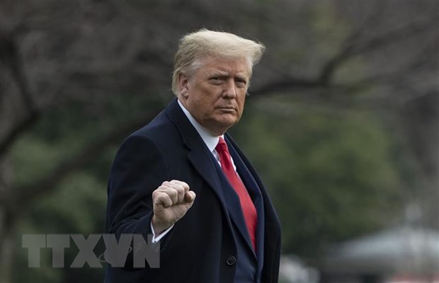 Tổng thống Mỹ Donald Trump tại Washington, DC.. (Ảnh: AFP/TTXVN)